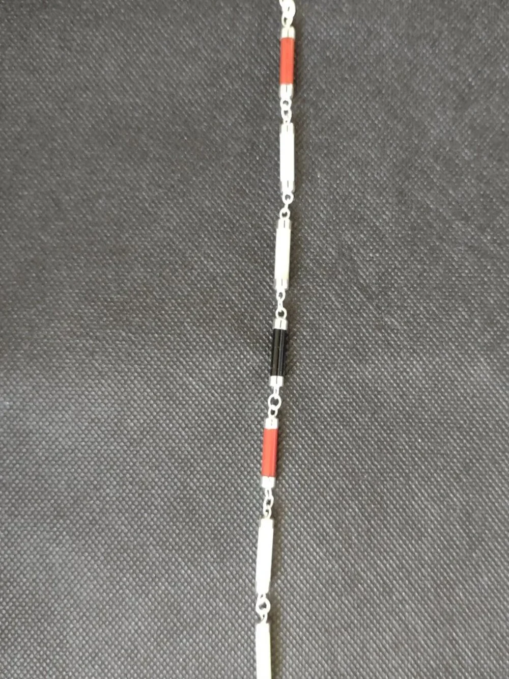 Bracelet-Jade Bar Links  Multicolors 7